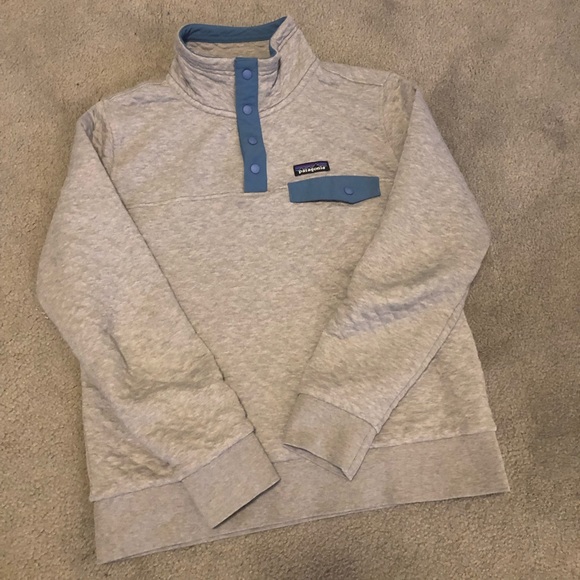 Patagonia Sweaters - Patagonia organic cotton quilted snap-t pullover